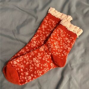NWOT Aerie Floral Lace Socks